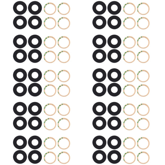 For OPPO Reno4 SE 10pcs Back Camera Lens, For OPPO Reno4 SE - BSPART