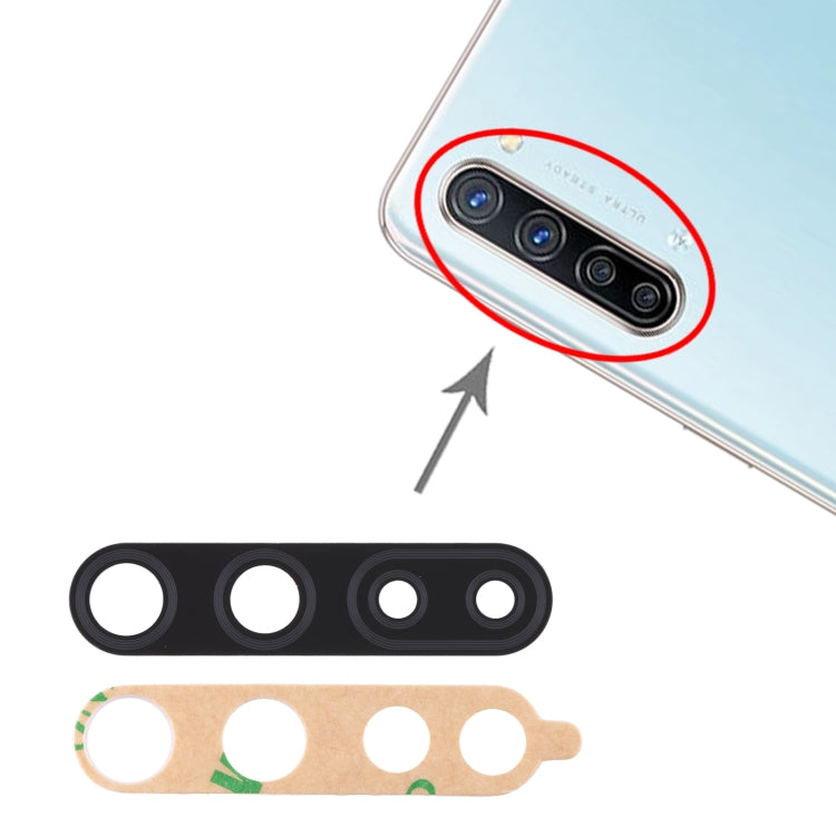 For OPPO Find X2 Lite CPH2005 10pcs Back Camera Lens, For OPPO Find X2 Lite
