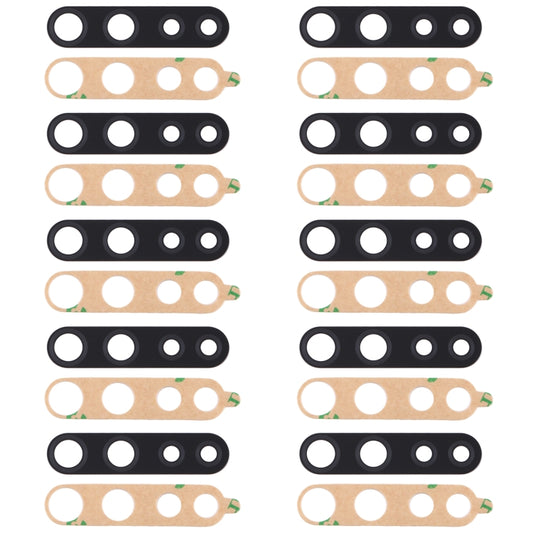 For OPPO F15 CPH2001 10pcs Back Camera Lens, For OPPO F15