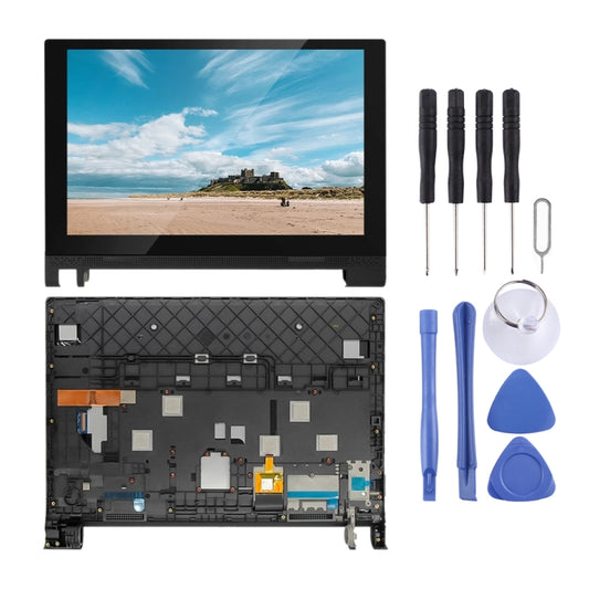 LCD Screen and Digitizer Full Assembly With Frame for Lenovo YOGA Tab 3 10.1 YT3-X50F YT3-X50, For Lenovo YOGA Tab 3 10.1