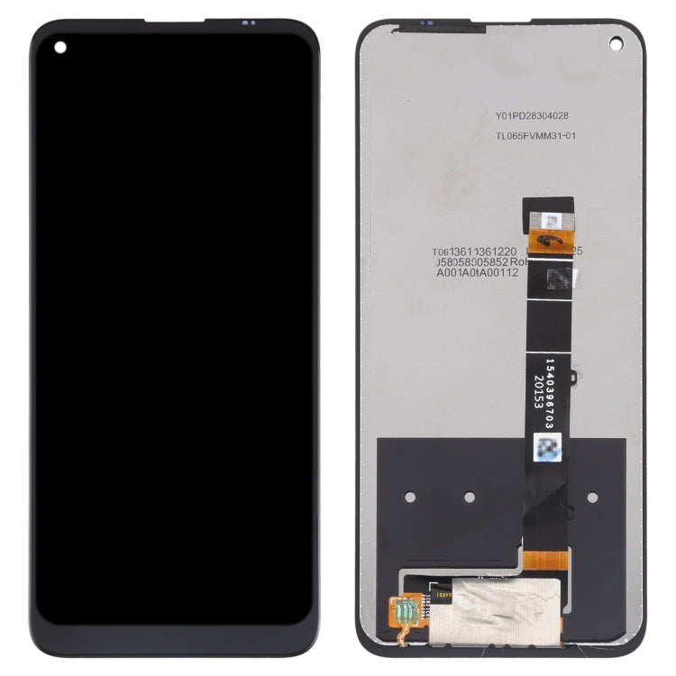 LCD Screen and Digitizer Full Assembly for LG Q61, For LG Q61