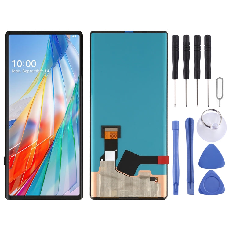 For LG Wing 5G LMF100N / LM-F100N / LM-F100V Original Main LCD Screen with Digitizer Full Assembly, For LG Wing 5G