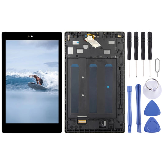 LCD Screen and Digitizer Full Assembly With Frame for Amazon Fire HD 8 (2018) 8th Gen L5S83A, For Amazon Fire HD 8 (2018)