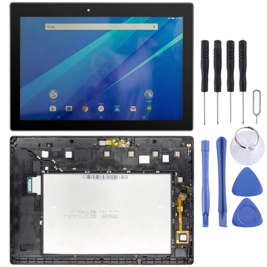 LCD Screen and Digitizer Full Assembly With Frame for Lenovo Tab 3 10 Plus ZA0Y ZA0X TB3-X70L TB3-X70F TB3-X70N TB3-X70, For Lenovo Tab 3 10 Plus