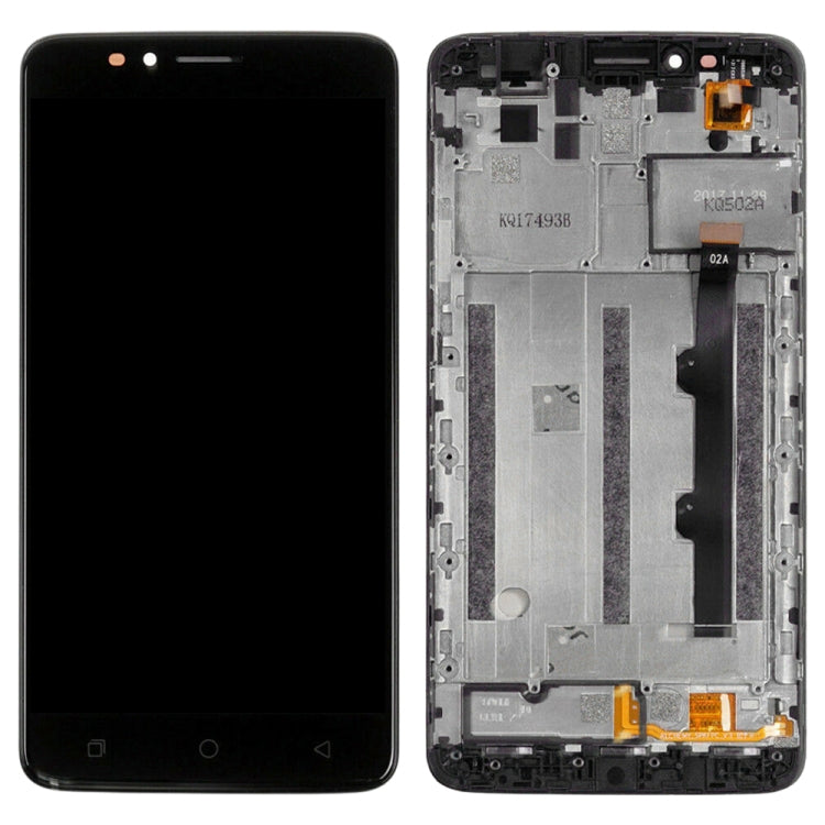 LCD Screen and Digitizer Full Assembly With Frame for T-Mobile Revvl Plus c3701a, For T-Mobile Revvl Plus(With Frame)