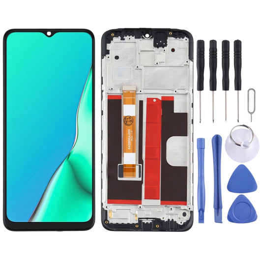 LCD Screen and Digitizer Full Assembly With Frame for OPPO A5 (2020) CPH1931 CPH1959 CPH1933 CPH1935 CPH1943, For OPPO A5 (2020) - BSPART