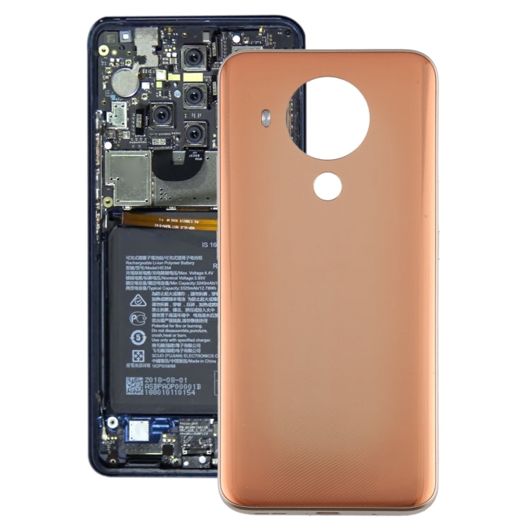 Original Battery Back Cover for Nokia 5.4 TA-1333 TA-1340, For Nokia 5.4(Original), For Nokia 5.4(Purple)(Original)