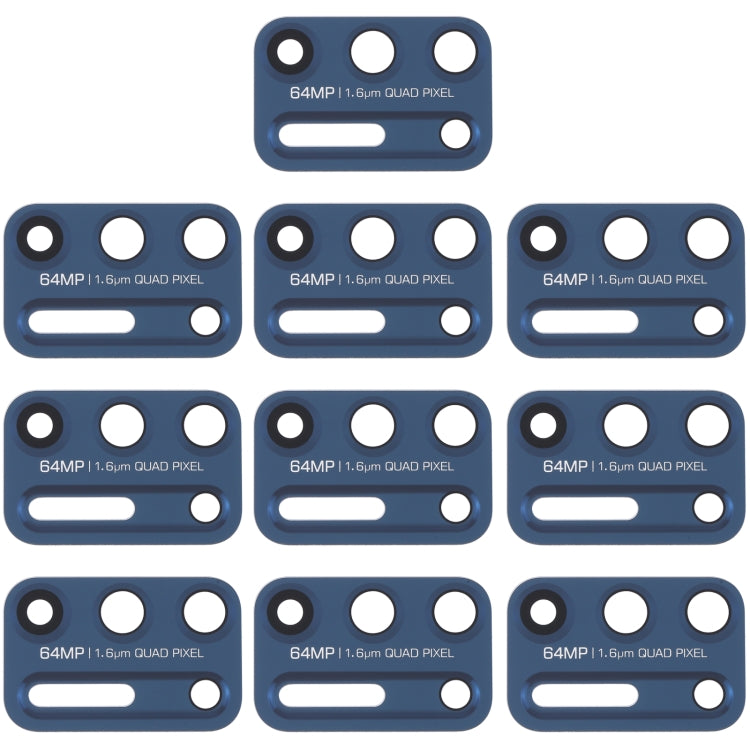10 PCS Back Camera Lens for Motorola Moto G9 Plus XT2087-1, For Motorola Moto G9 Plus(Gold), For Motorola Moto G9 Plus
