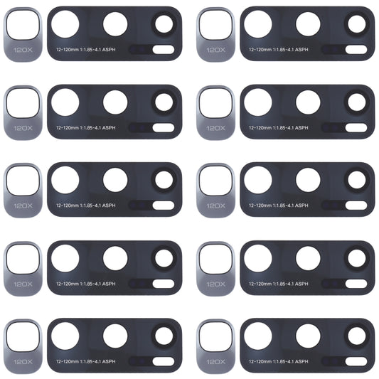 10 PCS Back Camera Lens for Xiaomi Mi 10 Ultra / M2007J1SC, For Xiaomi Mi 10 Ultra