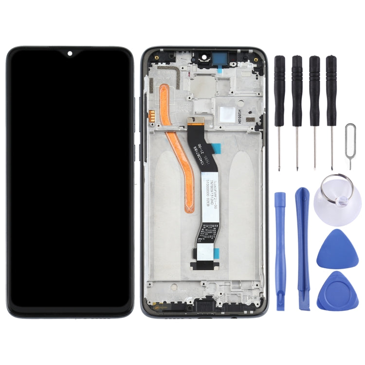 LCD Screen and Digitizer Full Assembly with Frame for Xiaomi Redmi Note 8 Pro(Single SIM Card)