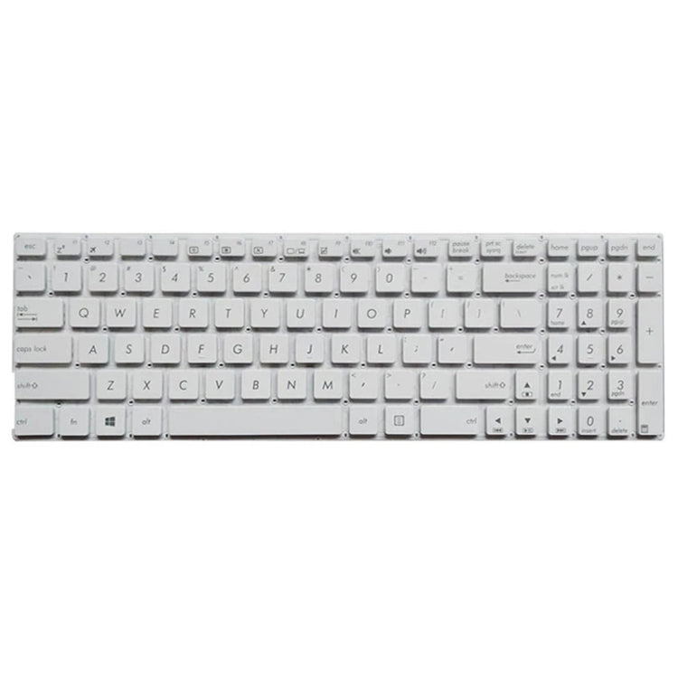 US Version Keyboard for Asus X556 X556U X556UA X556UB X556UF X556UJ X556UQ X556UR X556UV, For Asus X556 (White), For Asus X556 (Black)