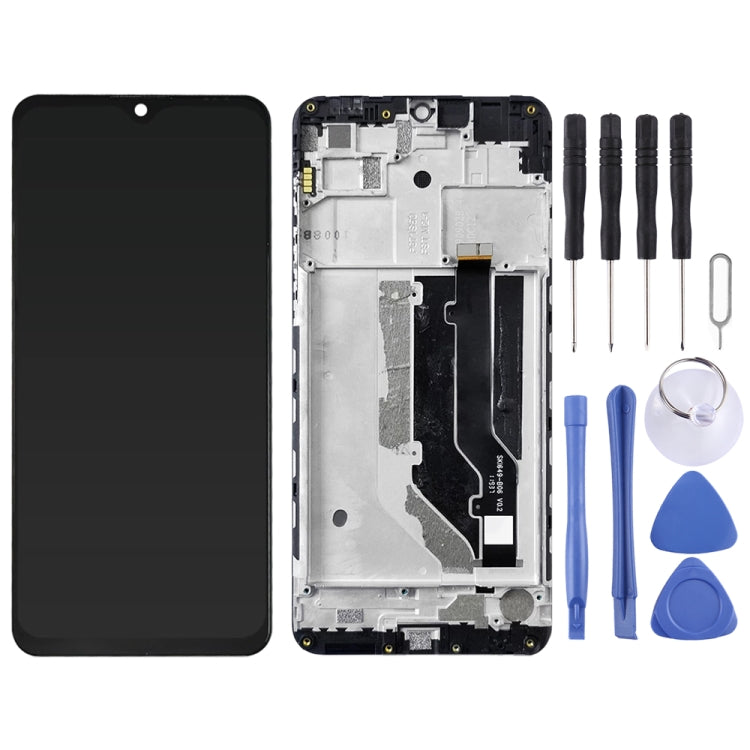 LCD Screen and Digitizer Full Assembly with Frame For ZTE 20 Smart V2050, For ZTE 20 Smart V2050