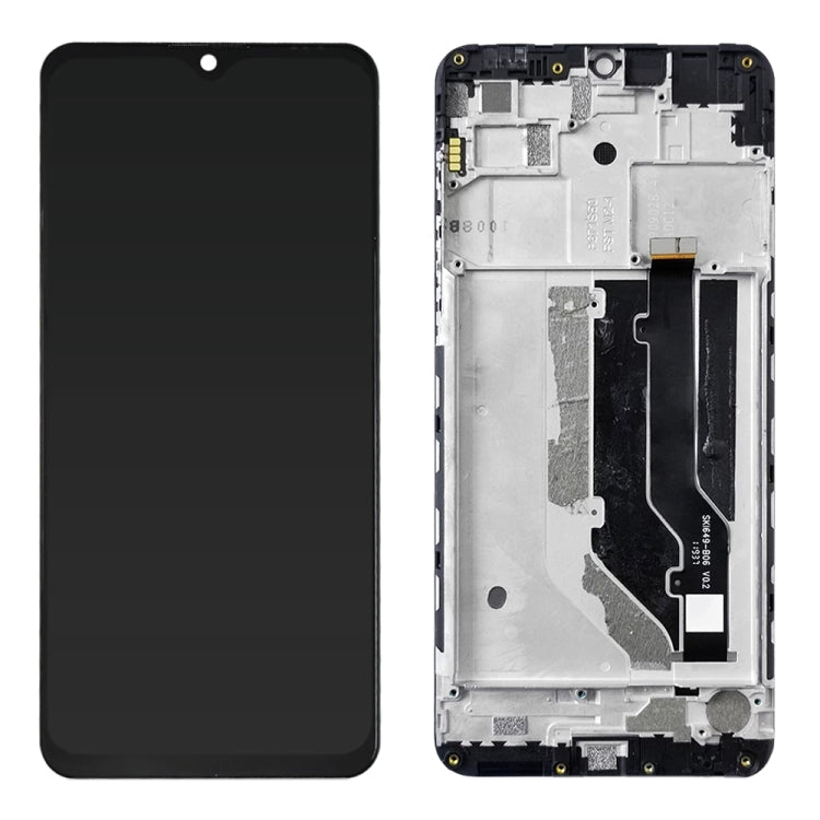 LCD Screen and Digitizer Full Assembly with Frame For ZTE 20 Smart V2050, For ZTE 20 Smart V2050