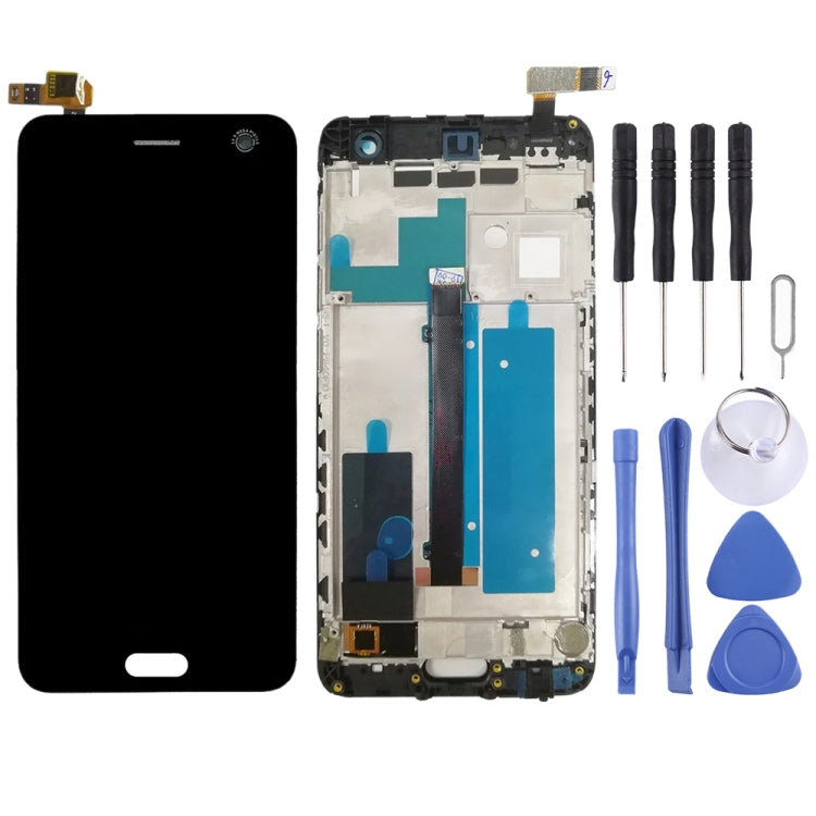 LCD Screen and Digitizer Full Assembly with Frame For ZTE Blade V8 BV0800, For ZTE Blade V8