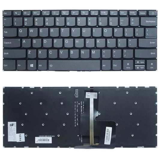 US Version Keyboard with Keyboard Backlight for Lenovo Ideapad S130-14IGM 130S-14IGM 330-14IGM 330s-14 K43C-80 E43-80 330-14ARR, For Lenovo S130-14IGM(US Version with Backlight)