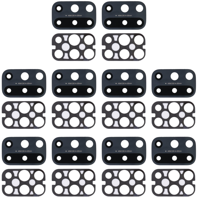 For OnePlus 8T 10pcs Back Camera Lens, For OnePlus 8T