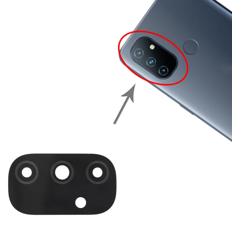 For OnePlus Nord N100 10pcs Back Camera Lens, For OnePlus Nord N100