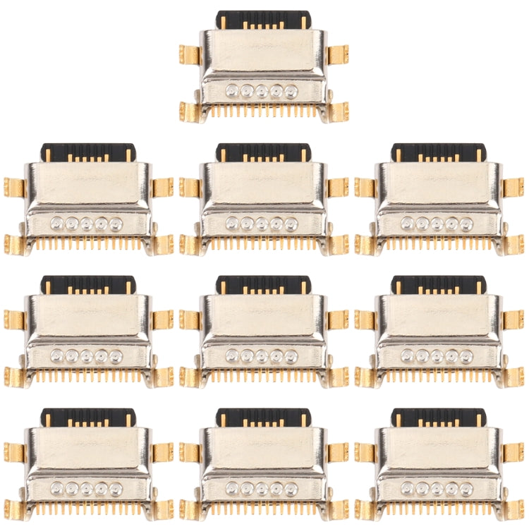 10 PCS Charging Port Connector for Xiaomi Redmi Note 8T, For Xiaomi Redmi Note 8T