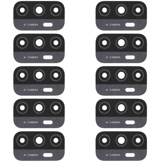 For OPPO A33 (2020) / A53s 4G / A11s / A32 / A53 (2020) CPH2127 PDVM00 10pcs Back Camera Lens, For OPPO A33 (2020) / A53s 4G / A11s / A32/A53 (2020)