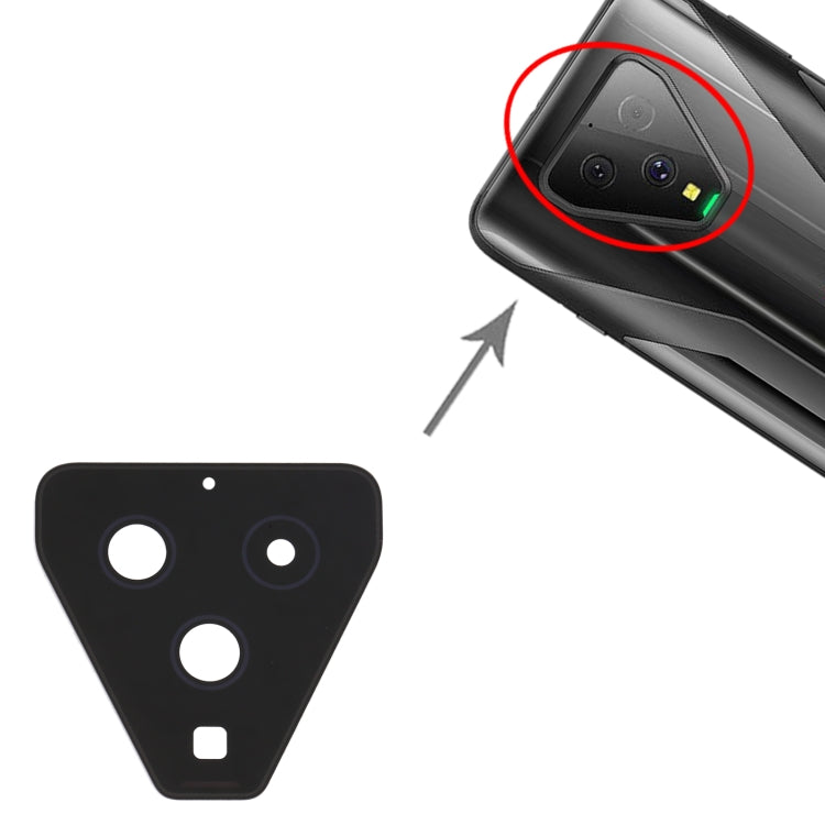 10 PCS Back Camera Lens for Xiaomi Black Shark 3 KLE-H0 KLE-A0, For Xiaomi Black Shark 3