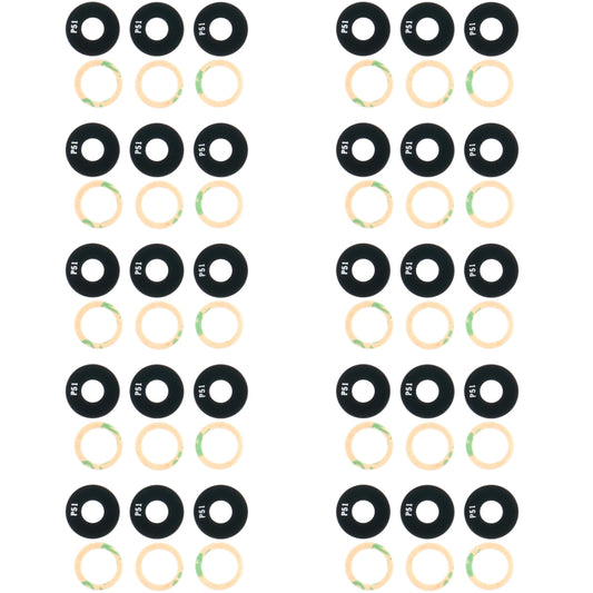 For OPPO Reno5 PEGM00 PEGT00 10pcs Back Camera Lens, For OPPO Reno5