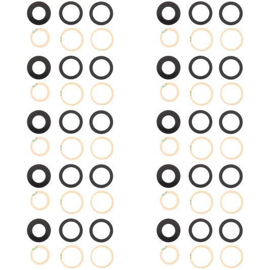 For OPPO Reno5 Pro 5G PDSM00 PDST00 CPH2201 10pcs Back Camera Lens, For OPPO Reno5 Pro 5G