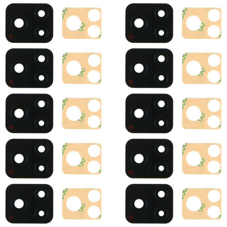 For Vivo Y52S V2057A 10pcs Back Camera Lens, For Vivo Y52S - BSPART