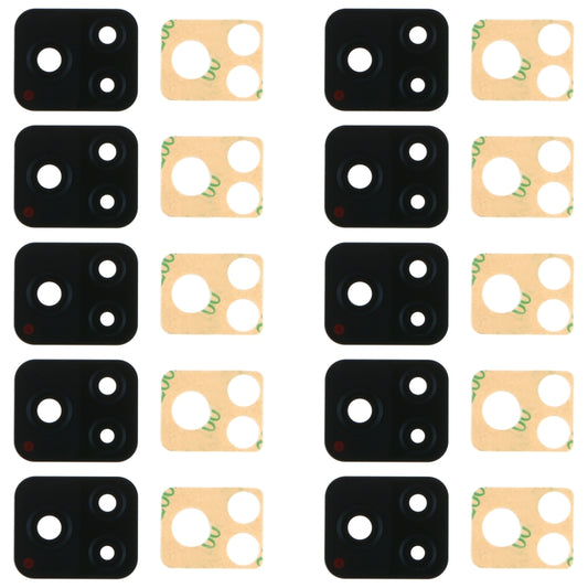 For Vivo Y52S V2057A 10pcs Back Camera Lens, For Vivo Y52S - BSPART