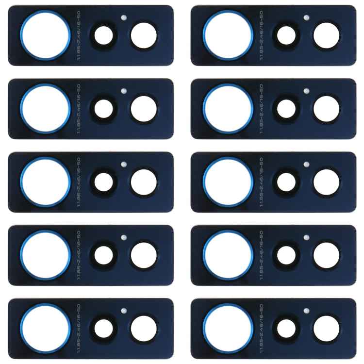 For Vivo iQOO 5 5G 10pcs Back Camera Lens, For Vivo iQOO 5 5G