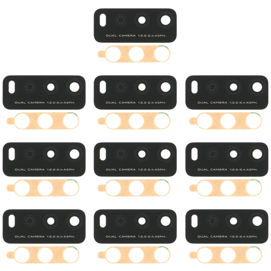 For Vivo Y12s V2026 V2033 10pcs Back Camera Lens, For Vivo Y12s