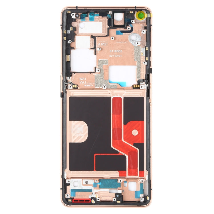 For OPPO Find X2 Pro CPH2025 PDEM30 Original Front Housing LCD Frame Bezel Plate
