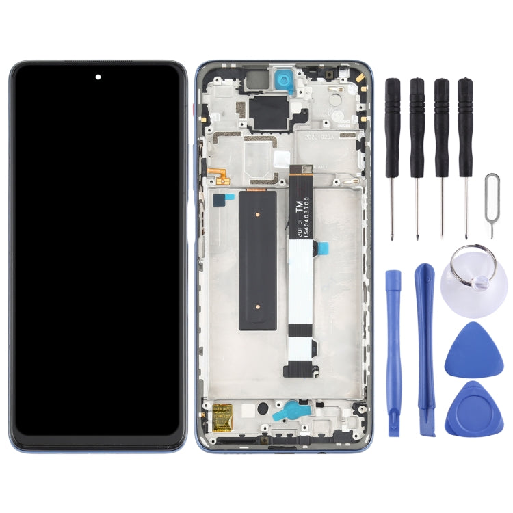 Original LCD Screen and Digitizer Full Assembly with Frame for Xiaomi Redmi Note 9 Pro 5G / Mi 10T Lite 5G M2007J17C M2007J17G, For Xiaomi Redmi Note 9 Pro 5G, For Xiaomi Redmi Note 9 Pro 5G (Original) - BSPART