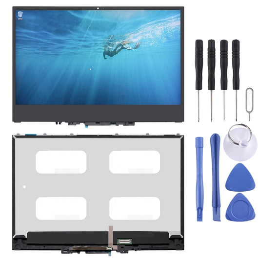 1920 x 1080 FHD 30 Pin LCD Screen and Digitizer Full Assembly with Frame for Lenovo Yoga 720-13 720-13IKB 5D10K81089, For Lenovo Yoga 720-13 (1920 x 1080)