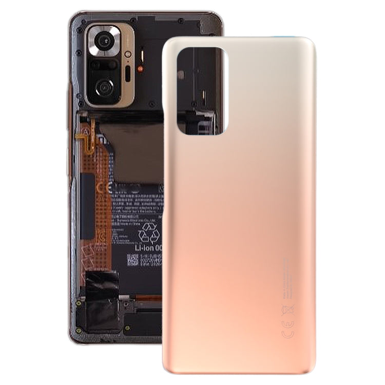 Cache arrière d'origine pour Xiaomi Redmi Note 10 Pro Max / Redmi Note 10 Pro 4G / Redmi Note 10 Pro (Inde) M2101K6P M2101K6G M2101K6I M2101K7AI M2101K7AG, pour Xiaomi Redmi Note 10 Pro Max (Original), pour Xiaomi Redmi Note 10 Pro Max