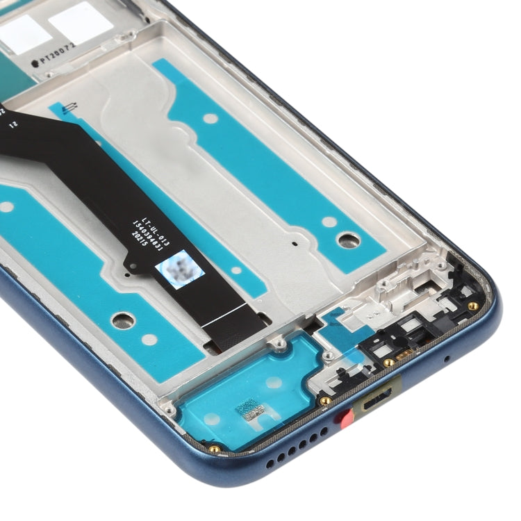 LCD Screen and Digitizer Full Assembly with Frame for Motorola Moto E (2020)