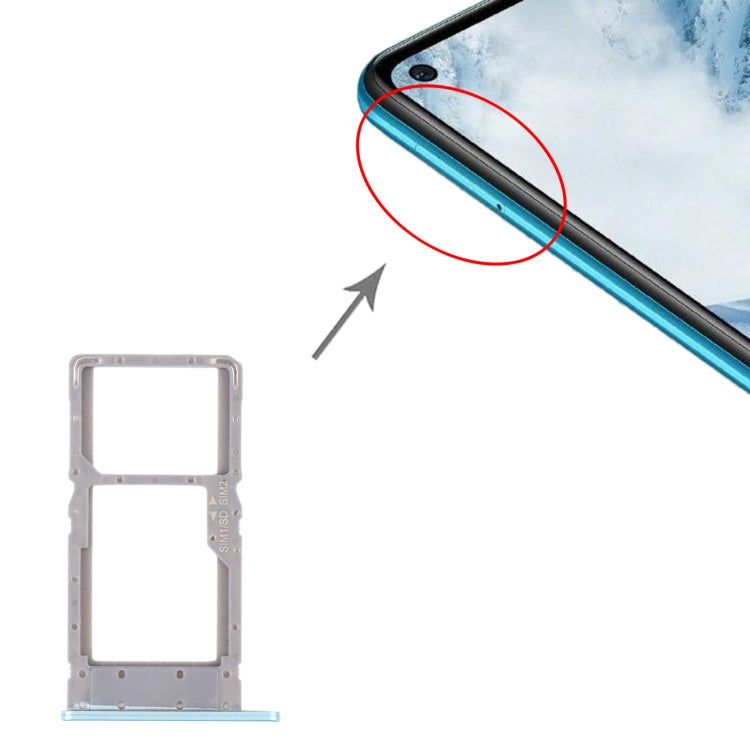 SIM Card Tray + SIM Card Tray / Micro SD Card Tray for Huawei Maimang 9, For Huawei Maimang 9