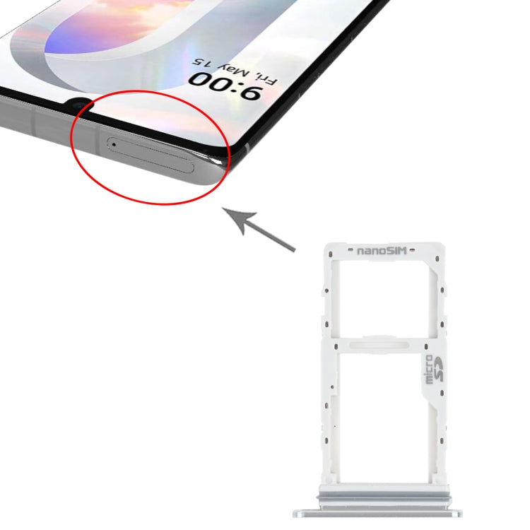 Bandeja para tarjeta SIM + Bandeja para tarjeta SIM/Bandeja para tarjeta Micro SD para LG Velvet 5G LM-G900N, LM-G900EM, LM-G900, LM-G900TM, para LG Velvet 5G, para LG Velvet 5G (rosa)