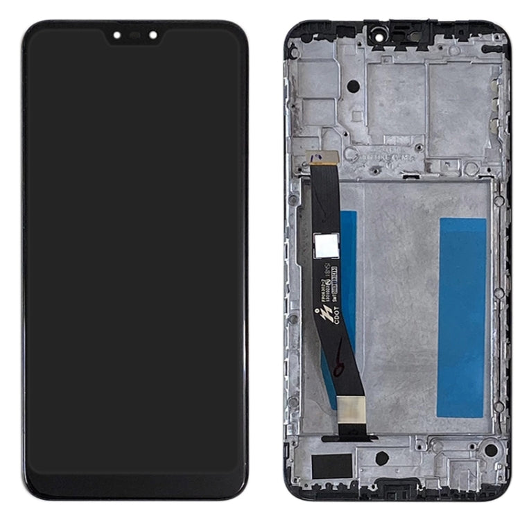 LCD Screen and Digitizer Full Assembly with Frame for Asus Zenfone Max Plus (M2) ZB634KL A001D, For Asus Zenfone Max Plus (M2)