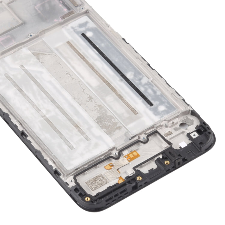 Front Housing LCD Frame Bezel Plate for LG K61 LMQ630EAW LM-Q630EAW LM-Q630, For LG K61