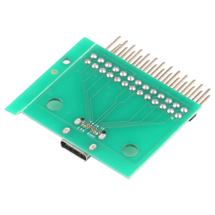 Double-sided Positive and Negative Type C Female Test Board USB 3.1 with PCB 24P Female Connector, Type C Female