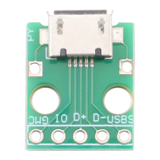 10 PCS Micro USB to 5pin 2.54MM Female Connector Test Board, Micro USB to 5pin 2.54MM