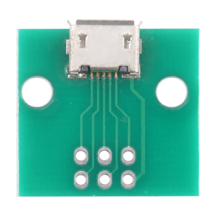 10 PCS Micro USB to 5pin V8 Charging Port PCB Test Board, Micro USB to 5pin V8