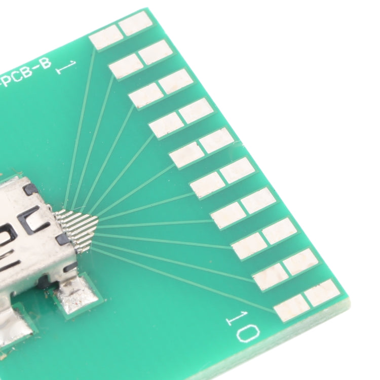 Mini 10pin USB Female Test Board, Mini 10pin