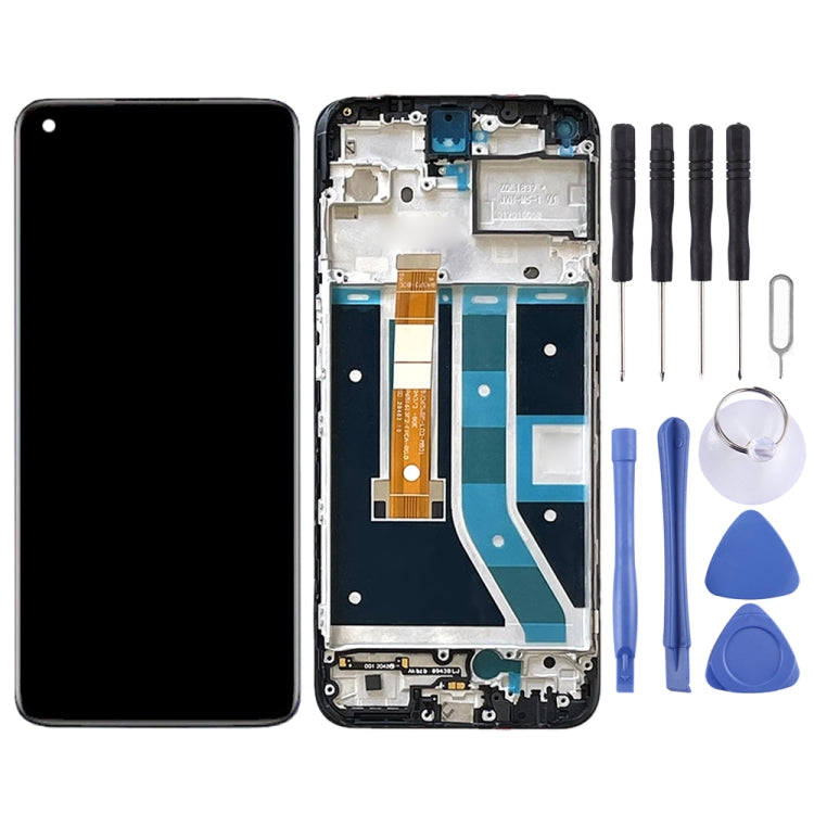 For OnePlus Nord N100 BE2013 Digitizer Full Assembly with Frame OEM LCD Screen, For OnePlus Nord N100