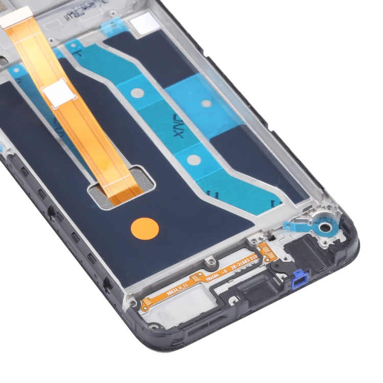 Pantalla LCD y digitalizador originales, ensamblaje completo con marco para OPPO Realme C11 RMX2185.