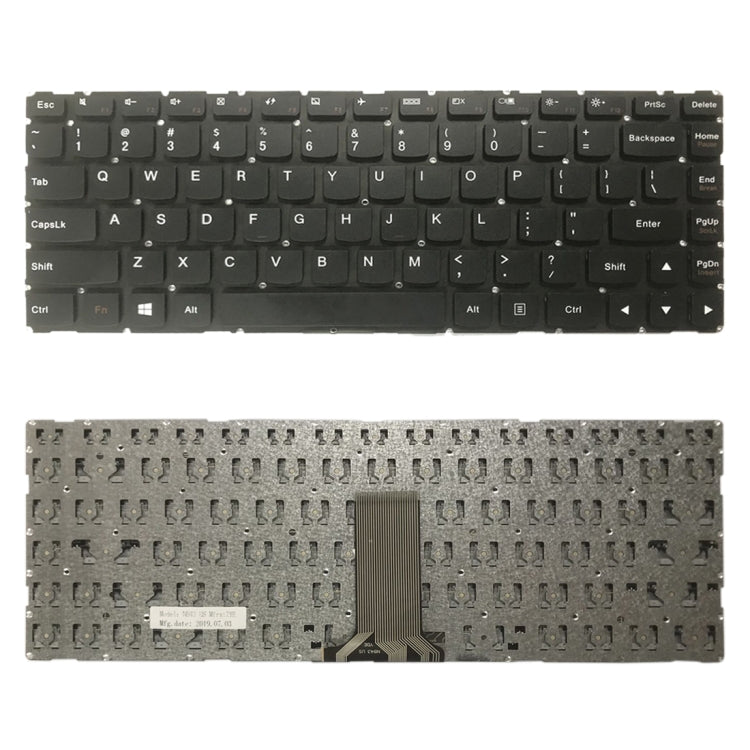 US Version Keyboard for Lenovo ideapad 500S-14 100S-14IBR 100S-14ISK U31 300S-14ISK, For Lenovo ideapad 500S-14