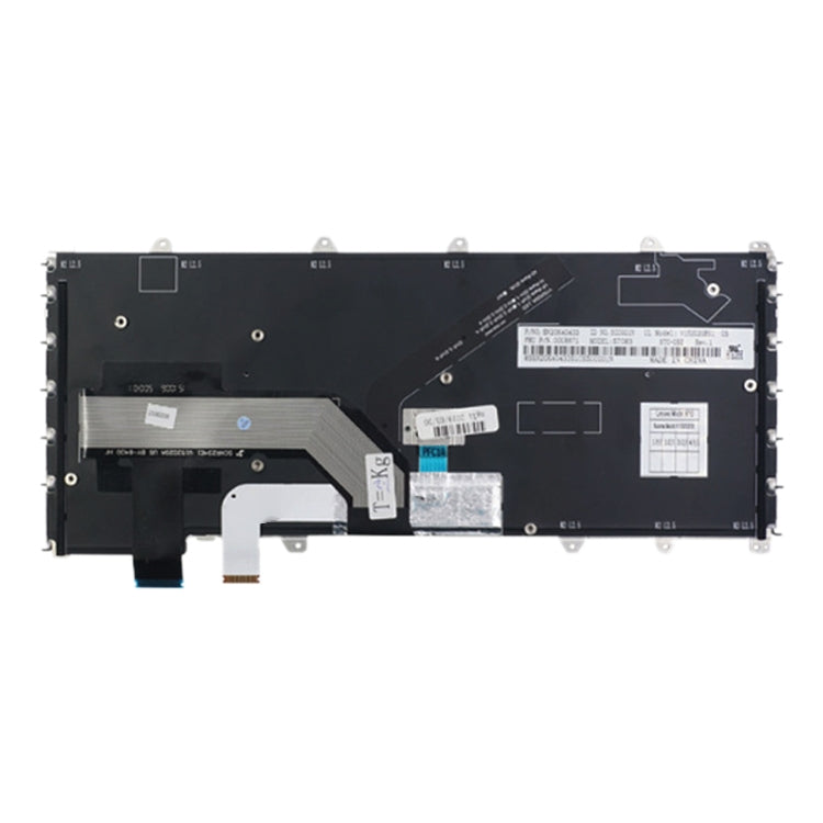 US Version Keyboard With Back Light for Lenovo Thinkpad Yoga 260 / Yoga 370 / X380, For Lenovo Thinkpad Yoga 260(Silver)