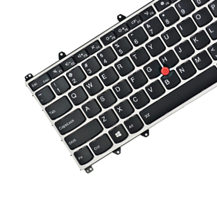 US Version Keyboard With Back Light for Lenovo Thinkpad Yoga 260 / Yoga 370 / X380, For Lenovo Thinkpad Yoga 260(Silver)
