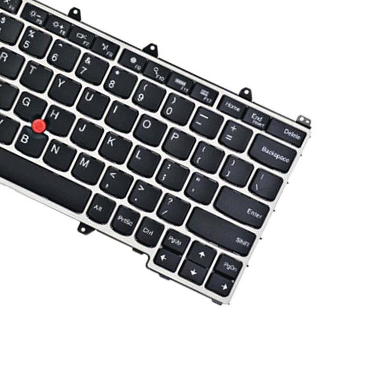 US Version Keyboard With Back Light for Lenovo Thinkpad Yoga 260 / Yoga 370 / X380, For Lenovo Thinkpad Yoga 260(Silver)