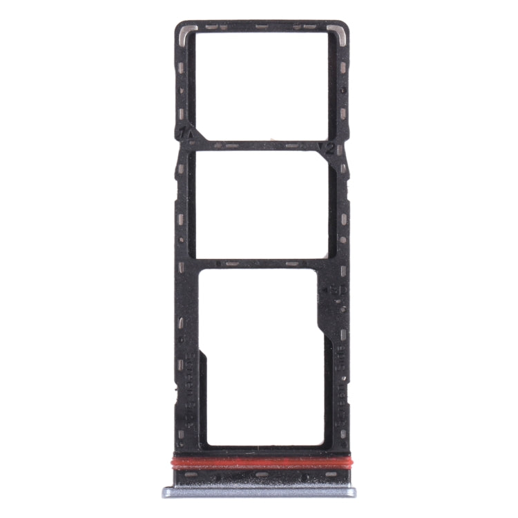 For infinix Hot 8 Lite X650 SIM Card Tray + SIM Card Tray + Micro SD Card Tray, For infinix Hot 8 Lite